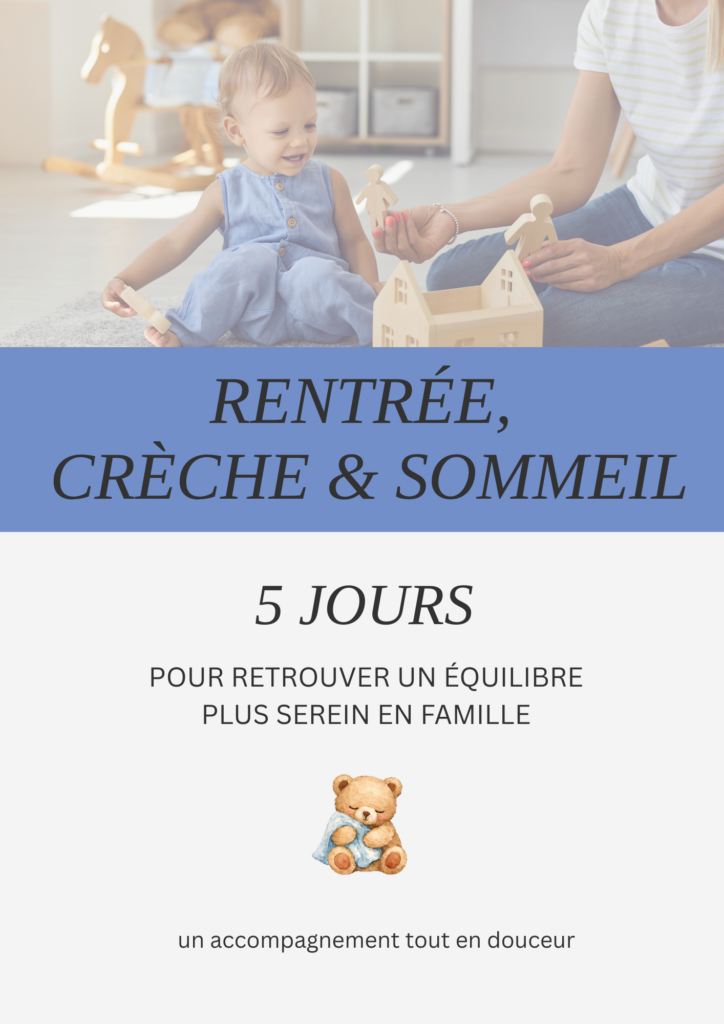 visuel rentrée , crèche sommeil
